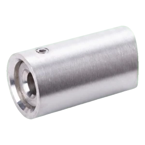 Fijación axial de pasamanos fi 42,4 mm a pared – acero inoxidable AISI 304 satinado