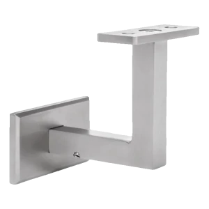 Soporte de pared para barandilla cuadrada 70x40 mm – acero inoxidable AISI 304 satinado