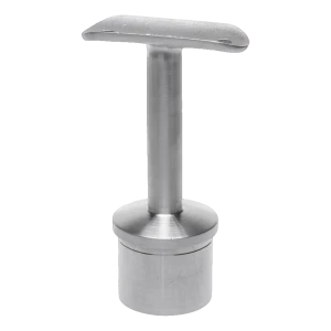 Soporte pasamanos PSG encolado 42,4 mm acero inoxidable AISI 304 satinado H80