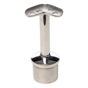 PSG soporte de pasamanos esquinero 42,4 mm pegado – acero inoxidable AISI 304 pulido