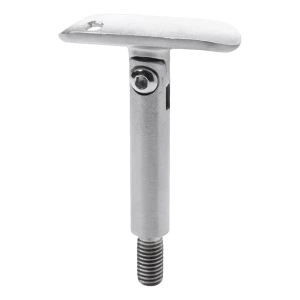 Varilla de soporte de pasamanos articulada fi 12×75 mm AISI 304 – sistema 42,4 mm, rosca M8
