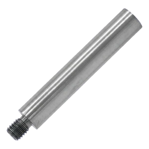 Varilla soporte pasamanos fi 12×75 mm con rosca M8 – acero inoxidable AISI 304 satinado