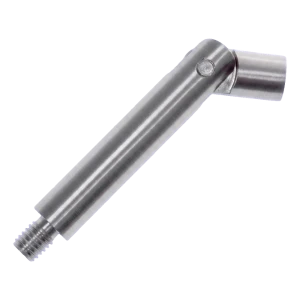 Varilla de soporte articulada para barandilla fi 14 mm L75 mm – acero inoxidable AISI 304 satinado