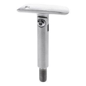 Varilla articulada de soporte para pasamanos fi 14×75 mm – acero inoxidable AISI 304, satinado