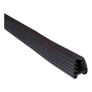 Junta de goma para abrazadera superpuesta sobre vidrio 11,5–13,5 mm, 24x24 mm / 5 m