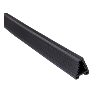 Junta para pasamanos acristalado de 16–17,5 mm, perfil 24x24 mm, longitud 5 m