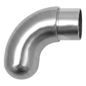 PINOX terminación de pasamanos de barandilla – codo cerrado redondo 42,4 mm satinado