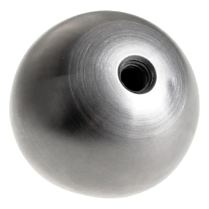 Bola roscada maciza para barandilla fi 40 mm rosca M8 – acero inoxidable satinado