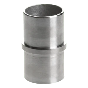 Conector recto de barandilla para tubo 42,4x2 mm – acero inoxidable AISI 304, encolado