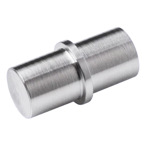 Conector recto para barandilla de tubo fi 12 mm – acero inoxidable AISI 304 satinado