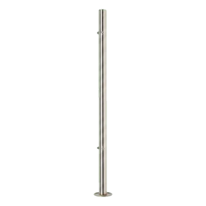 PINOX – poste de barandilla esquinero ø 42,4 mm h981 mm acero inoxidable AISI 304 satinado