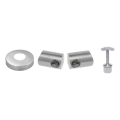 PSG poste de balaustrada esquinero de acero inoxidable AISI 304 ø42,4 mm H1060 mm con soportes para tubos ø12 mm 001-206 (3)