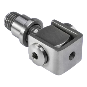 PSG Bisagra ajustable para soldar M16 – acero inoxidable AISI 304, satinado