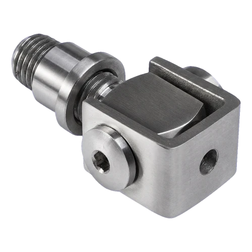 PSG Bisagra de puerta para soldar M20 – acero inoxidable AISI 304, satinado 001-221 (1)