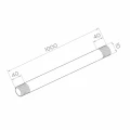 Tirante para marquesina de cristal M10x1000 mm – acero inoxidable AISI 304, rosca derecha/izquierda, satinado 001-230 (2)