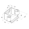 PSG soporte de guía H80 para puerta corredera autoportante – acero galvanizado 001-251 (2)