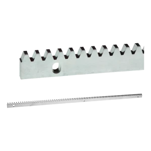 PSG – cremallera de acero galvanizada para puertas correderas 1000 × 8 mm, módulo 4