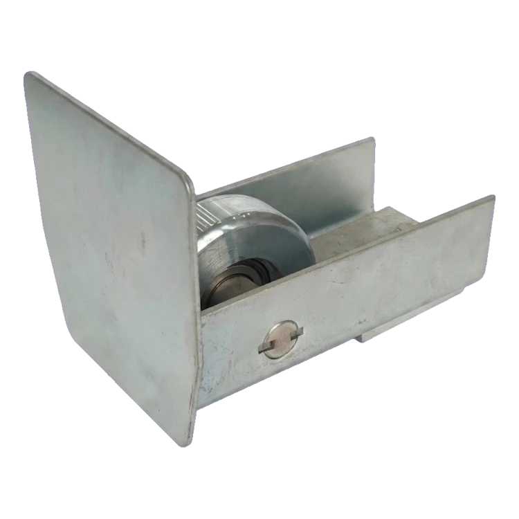 PSG rodillo de entrada 140 mm con terminación para puerta corredera autoportante 001-299 (1)