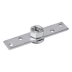 PSG placa de montaje de acero para rodillos de puerta corredera 100×20 mm